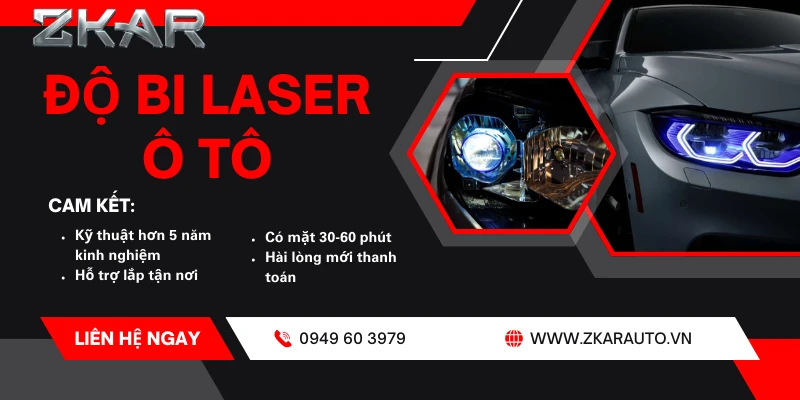 Độ Bi Laser Ô Tô Tại TPHCM