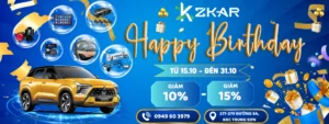 🎂 SINH NHẬT ZKAR – BAO LA ƯU ĐÃI LÊN ĐẾN 15% 🎉