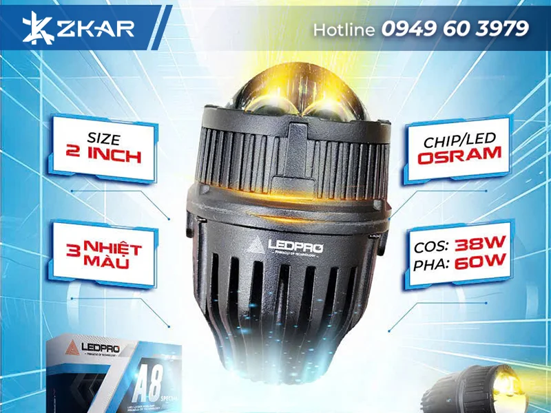 lắp bi gầm ledpro tận nơi