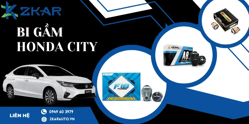 Bi gầm chính hãng cho xe Honda City