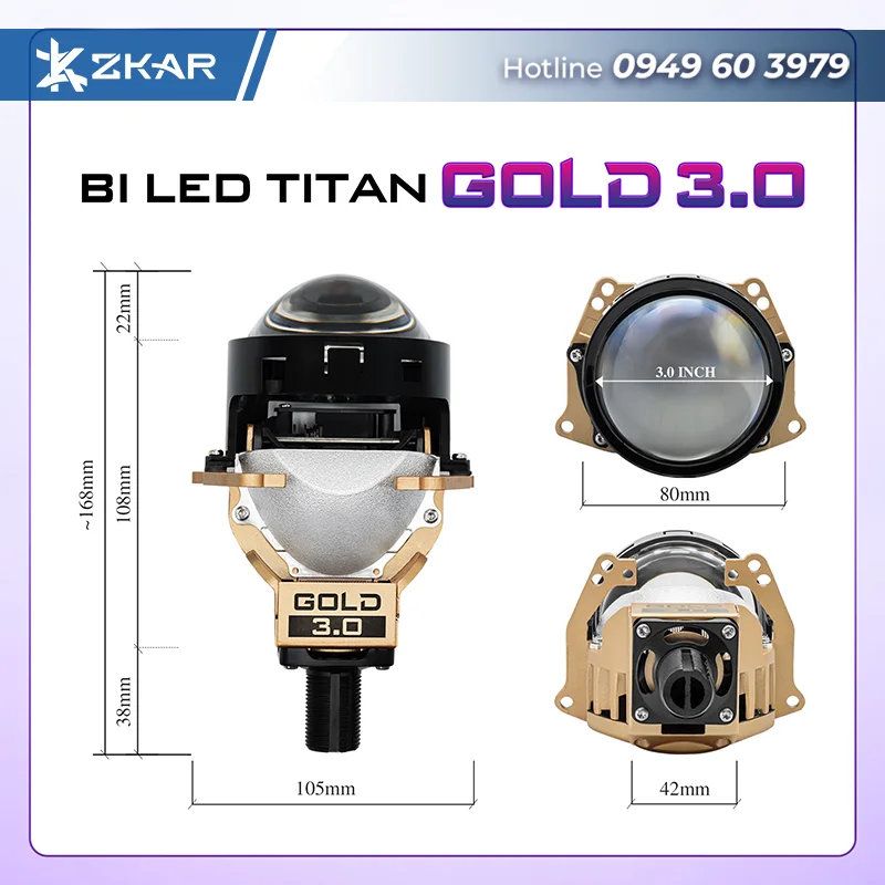 Titan Gold 3.0 gọn nhẹ linh hoạt