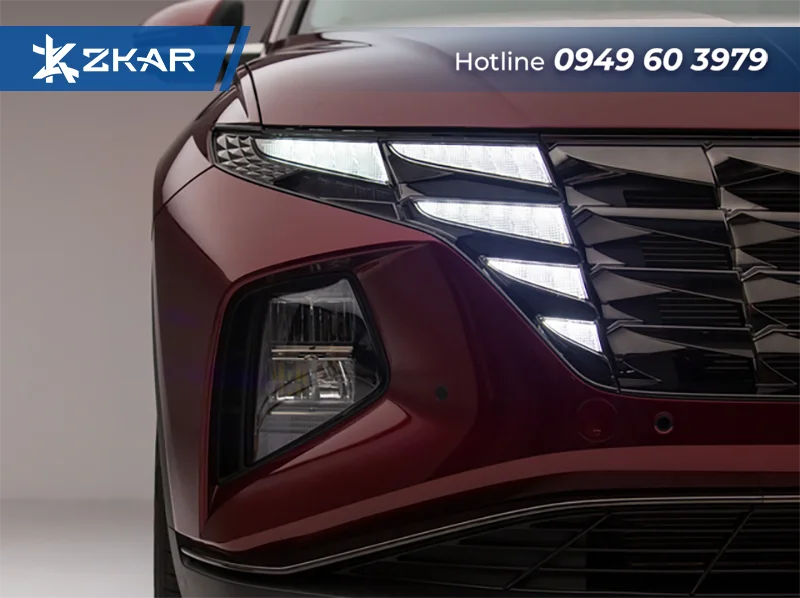 Các bước lắp đặt bi LED cho xe Hyundai Tucson