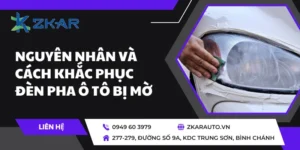 Xử lý đèn pha ô tô bị mờ