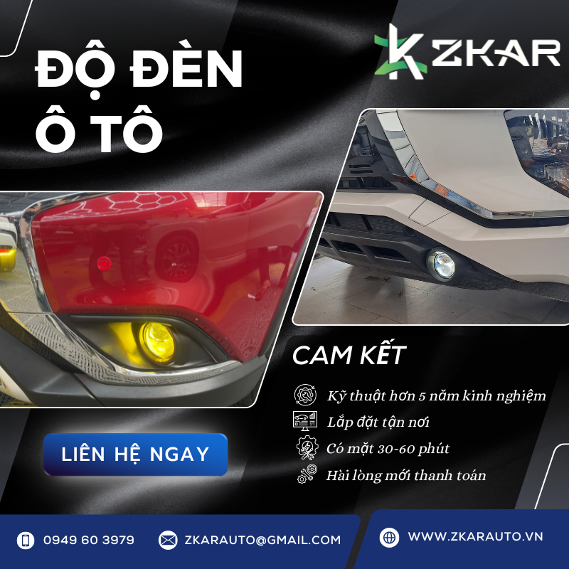 Bảo dưỡng đèn xe hơi uy tín tại TPHCM