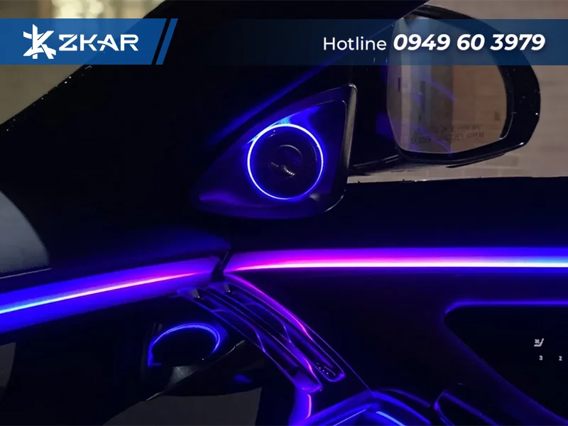 Độ LED nội thất tại ZKar Auto
