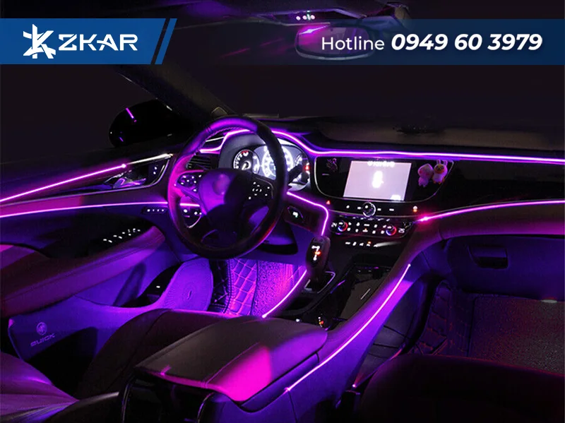 Độ LED nội thất tại ZKar Auto