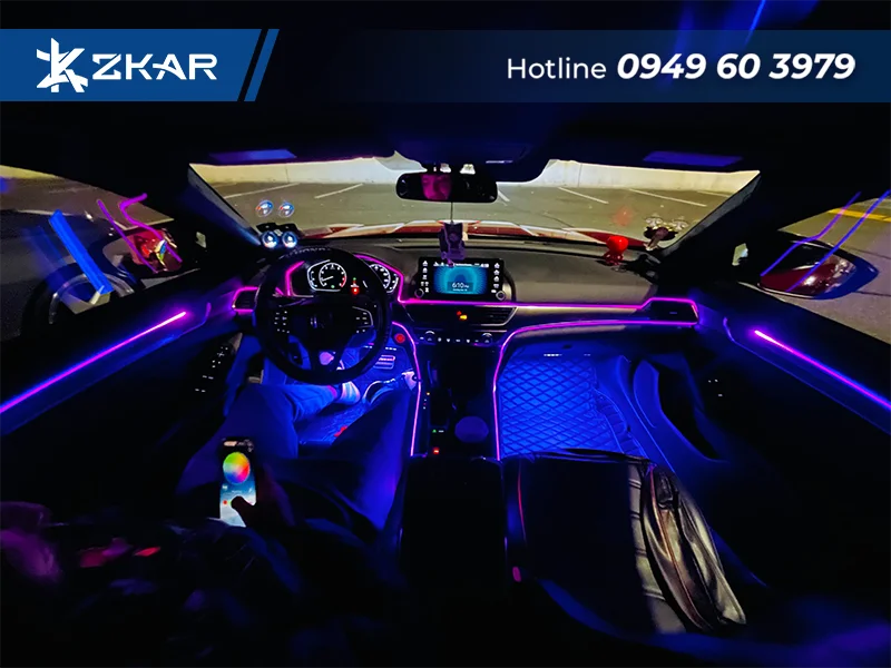 Độ LED nội thất tại ZKar Auto