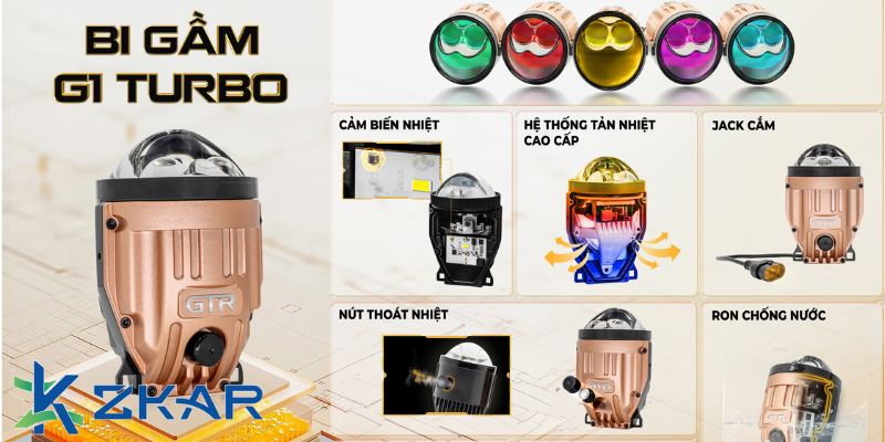 Đèn gầm cho điều kiện thời tiết xấu hoặc muốn cá nhân hóa phong cách xe