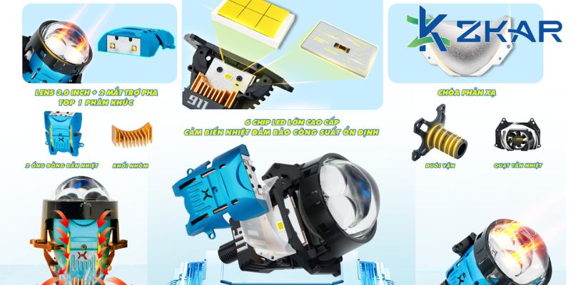 Đèn Bi LED X-Light 911