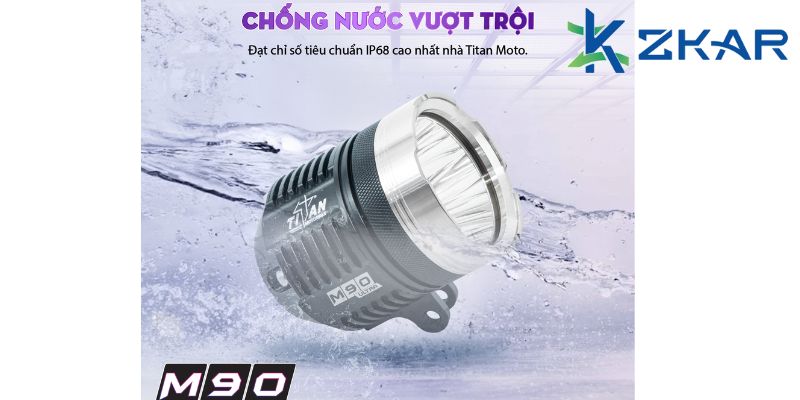 đạt chuẩn chống nước IP68