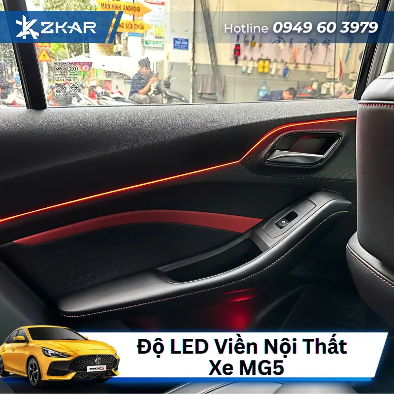 Độ LED Nội Thất Cho Xe MG5