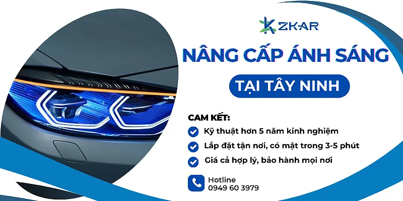 Nâng Cấp Ánh Sáng Xe Hơi Tại Tây Ninh