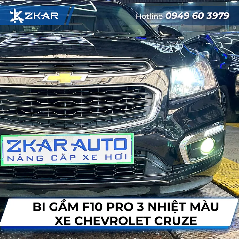 Độ Bi Gầm F10 Pro Xe Chevrolet Cruze