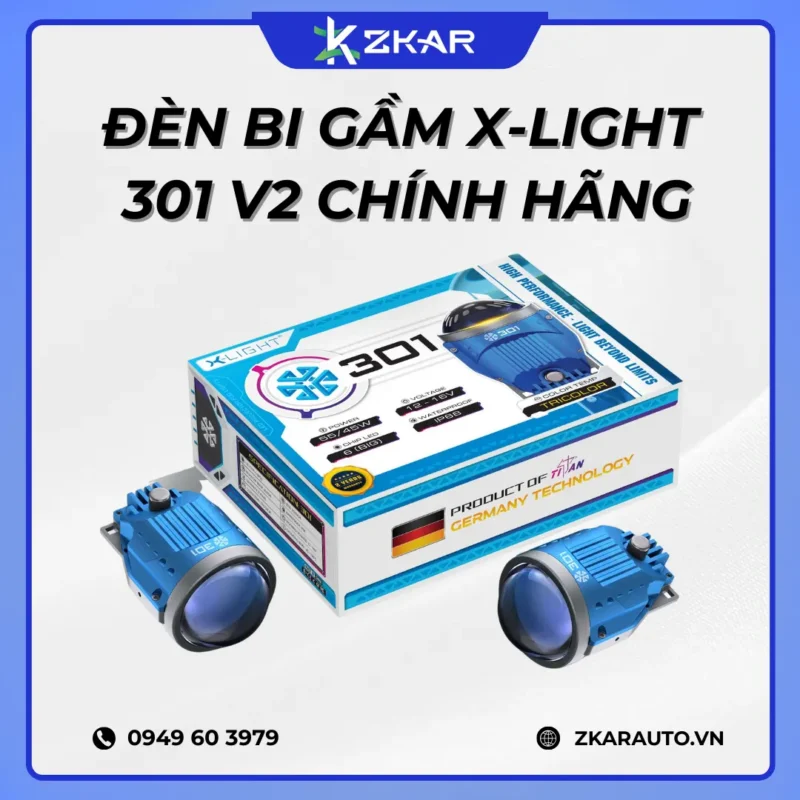 Nâng Cấp Đèn Bi Gầm X-LIGHT 301 V2