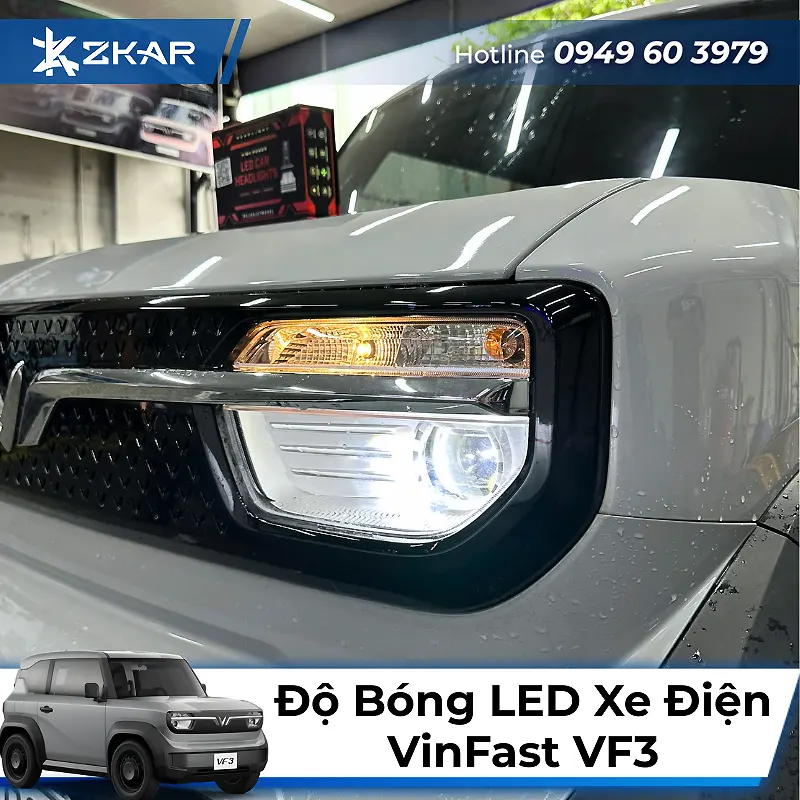 Nâng cấp bóng LED cho VinFast VF3