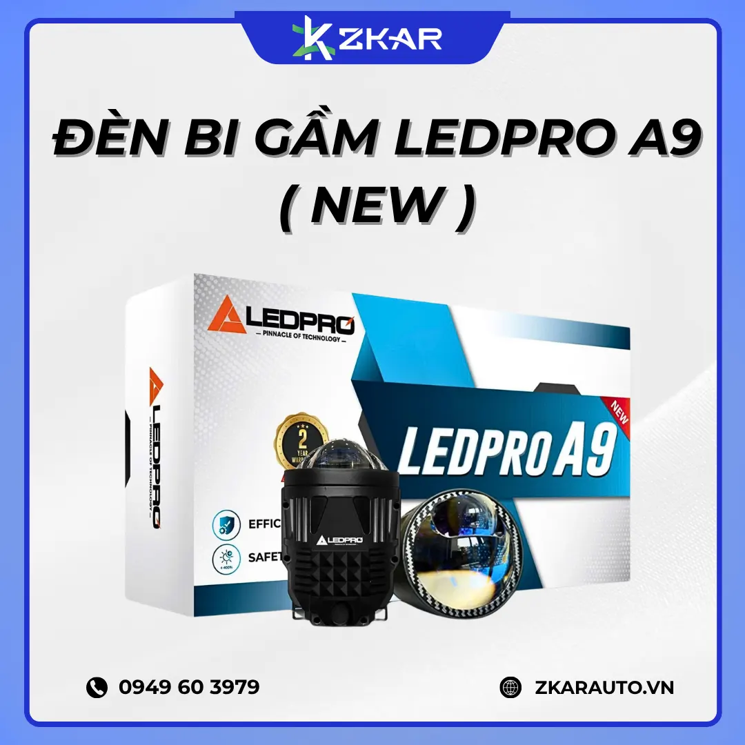 Độ đèn bi gầm ledpro a9